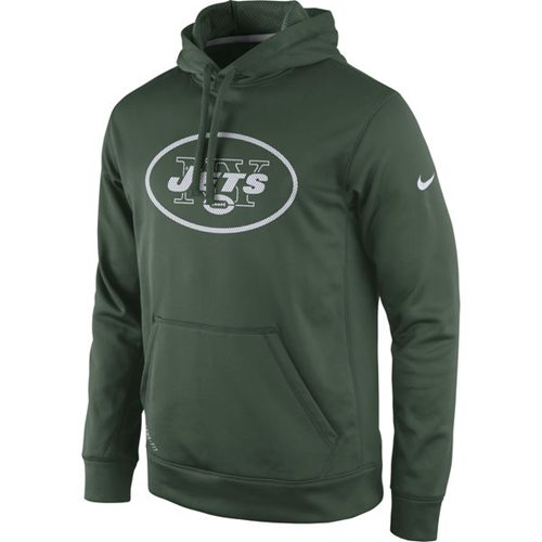 New York Jets Nike Practice Performance Pullover Hoodie Green